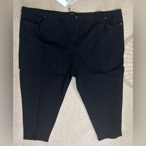 Universal Standard Seine High Rise Skinny Jeans Black 27” plus Size 40 (4XL) NWT